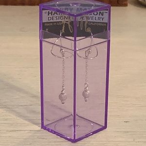 Harry Mason Artisan Silver Spiral Wire Earrings